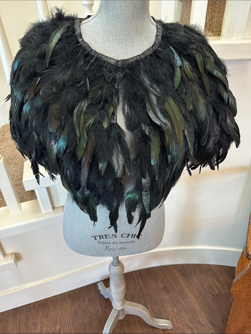 Nwt. . 100% genuine dyed feather jacket/shacket